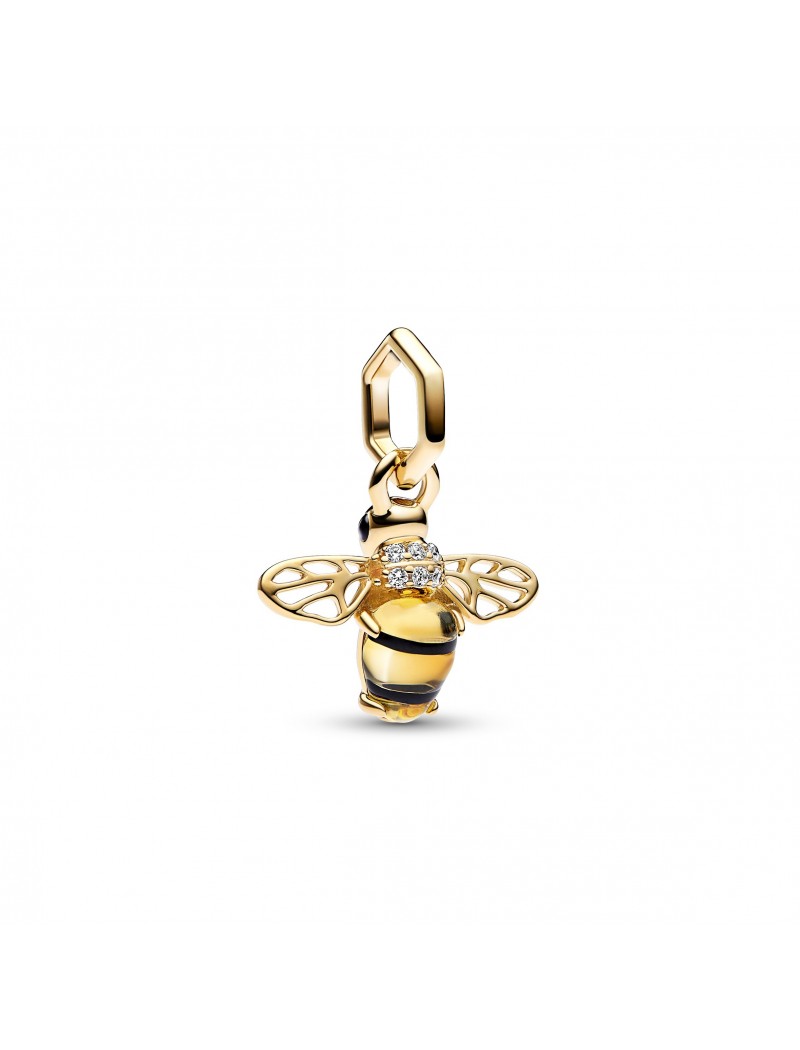 Charm pendentif abeille scintillante
