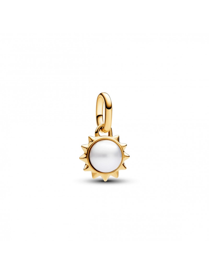 Charm mini pendentif soleil en perles de culture d'eau douce traitées Pandora ME