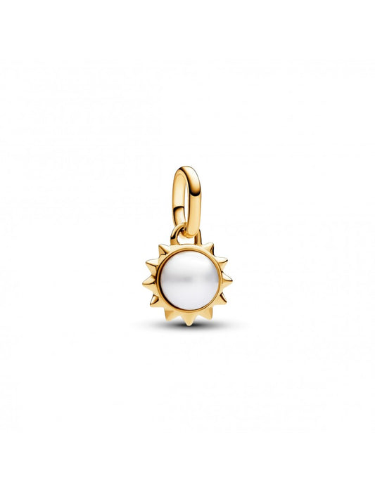 Charm mini pendentif soleil en perles de culture d'eau douce traitées Pandora ME