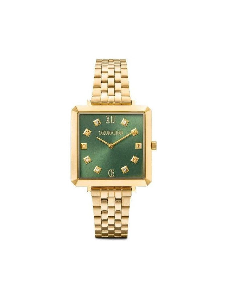 Montre or-vert