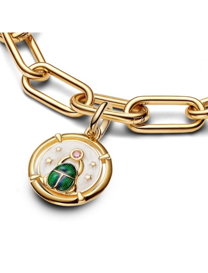 Charme médaillon scarabée