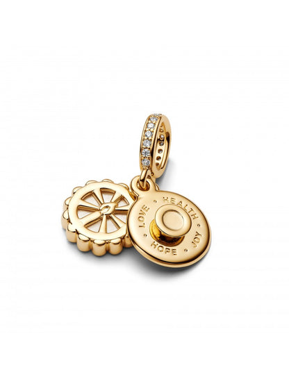 Charm pendentif gâteau joyeux anniversaire