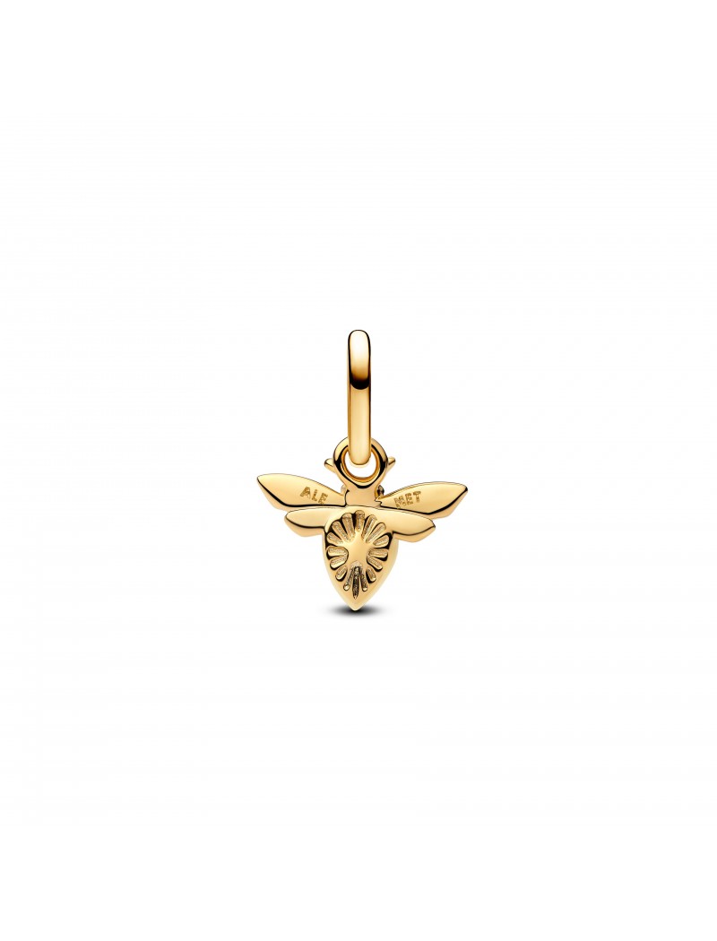 Charm mini pendentif abeille blanche