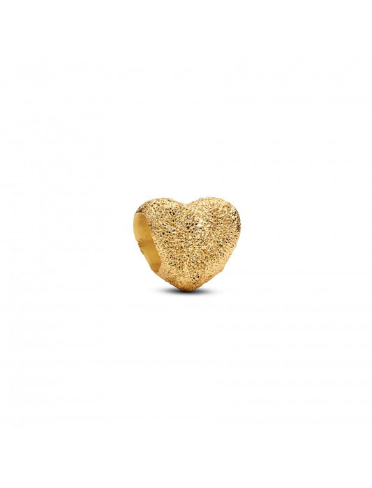 Mini breloque cœur texturé