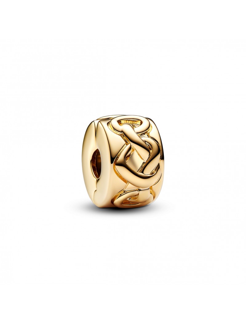 Charm Clip Coeurs Noués