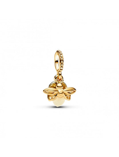 Mélange de métaux unique plaqué or Verre Jaune