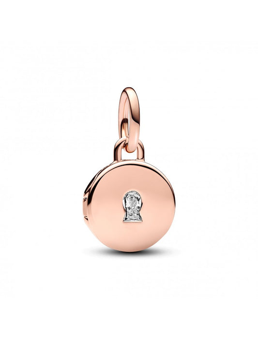 Mélange de métaux unique plaqué or Zircone Cubique Rouge