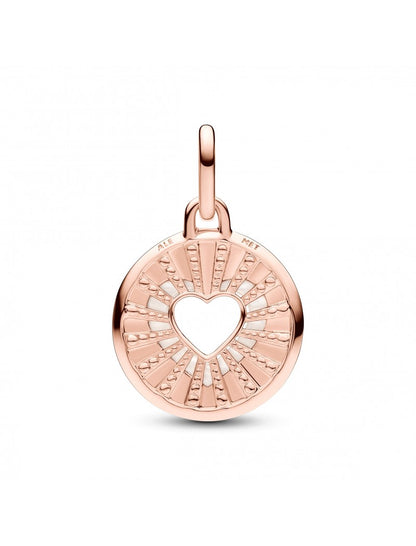 Mélange unique de métaux plaqué or rose Émail Biorésine Nacre artificielle Blanc