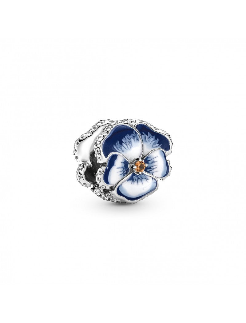 Charme Fleur de Pensée Bleue