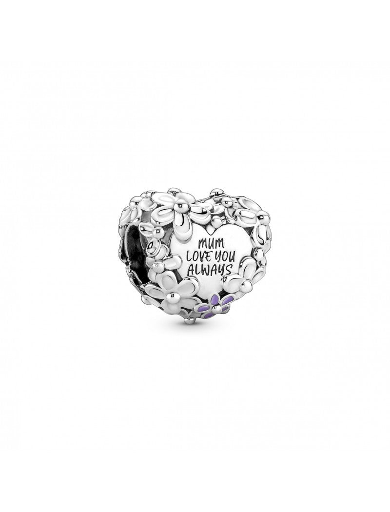 Charm coeur maman marguerite