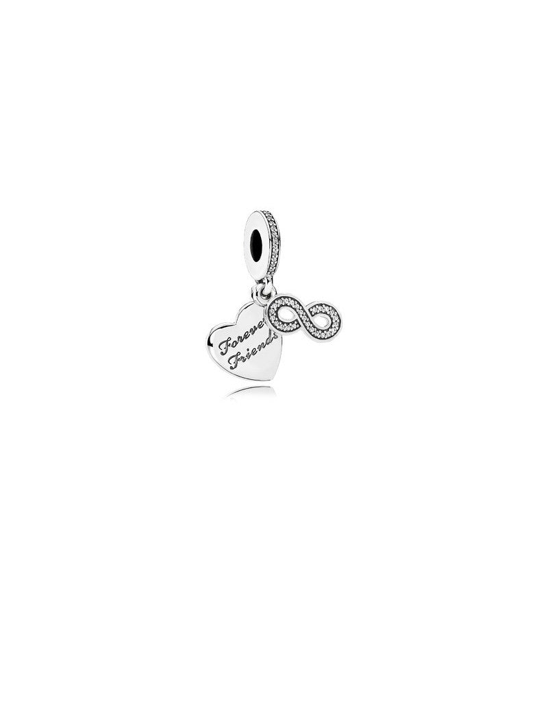 Breloque pendentif cœur Forever Friends