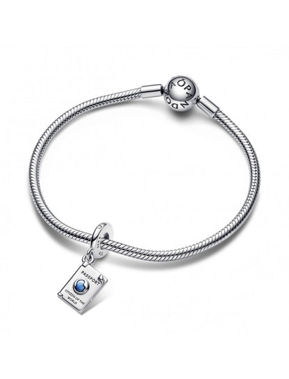 Charm pendentif passeport ouvrable