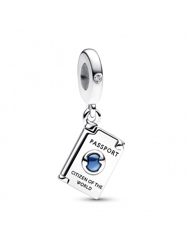 Charm pendentif passeport ouvrable