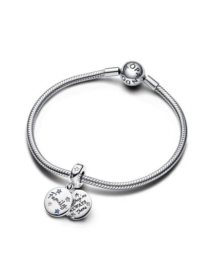 Argent 925/1000 Pierres mélangées Bleu