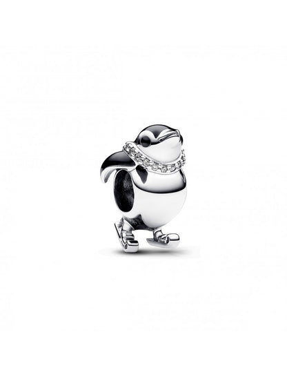 Argent 925/1000 Émail Zircone Cubique Noir