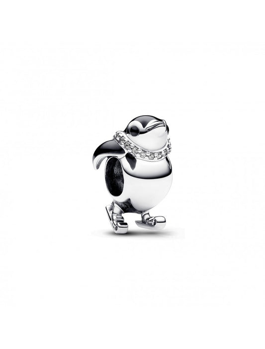 Argent 925/1000 Émail Zircone Cubique Noir