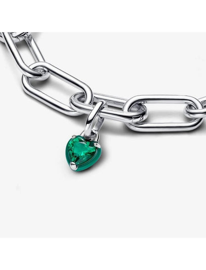 Argent sterling Émail Cristal artificiel Vert