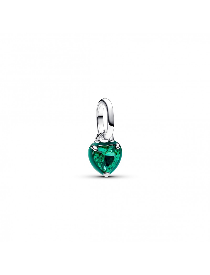 Argent sterling Émail Cristal artificiel Vert