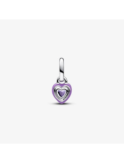 Argent sterling Émail Cristal artificiel Violet