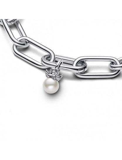 Argent 925/1000 Perle de culture d'eau douce traitée Blanc