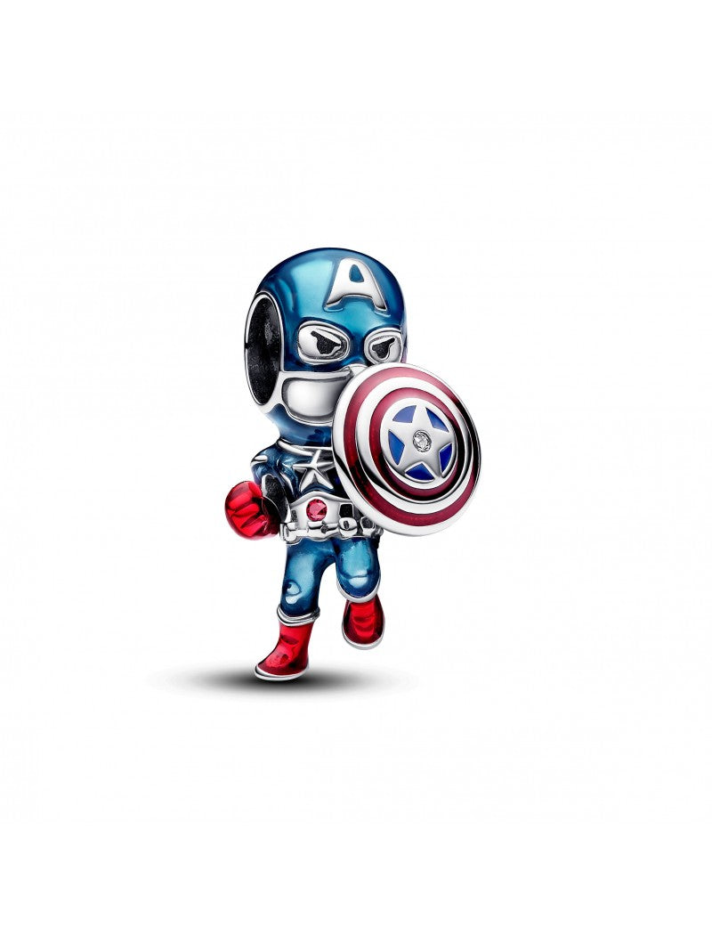 Argent 925/1000 Émail Zircone Cubique Bleu