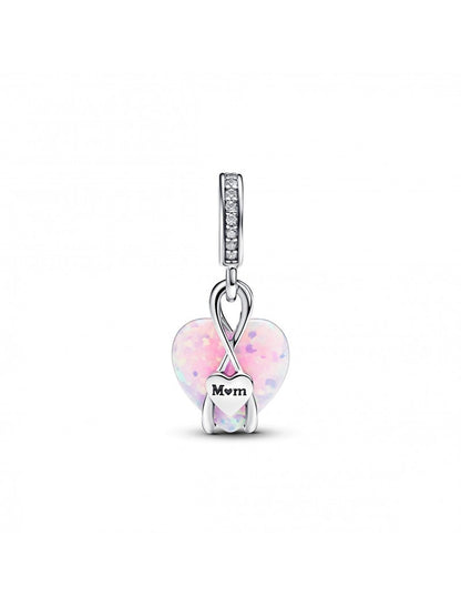 Argent 925/1000 Pierres mélangées Rose