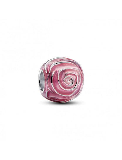 Argent massif Émail Rose