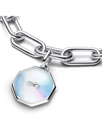 Argent massif Émail Blanc