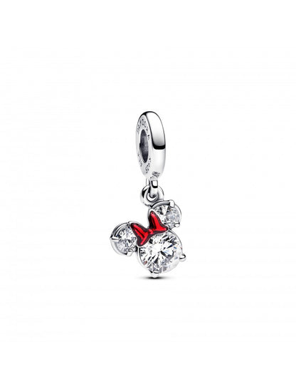 Pendentif Disney Minnie Mouse en argent sterling avec zircons cubiques