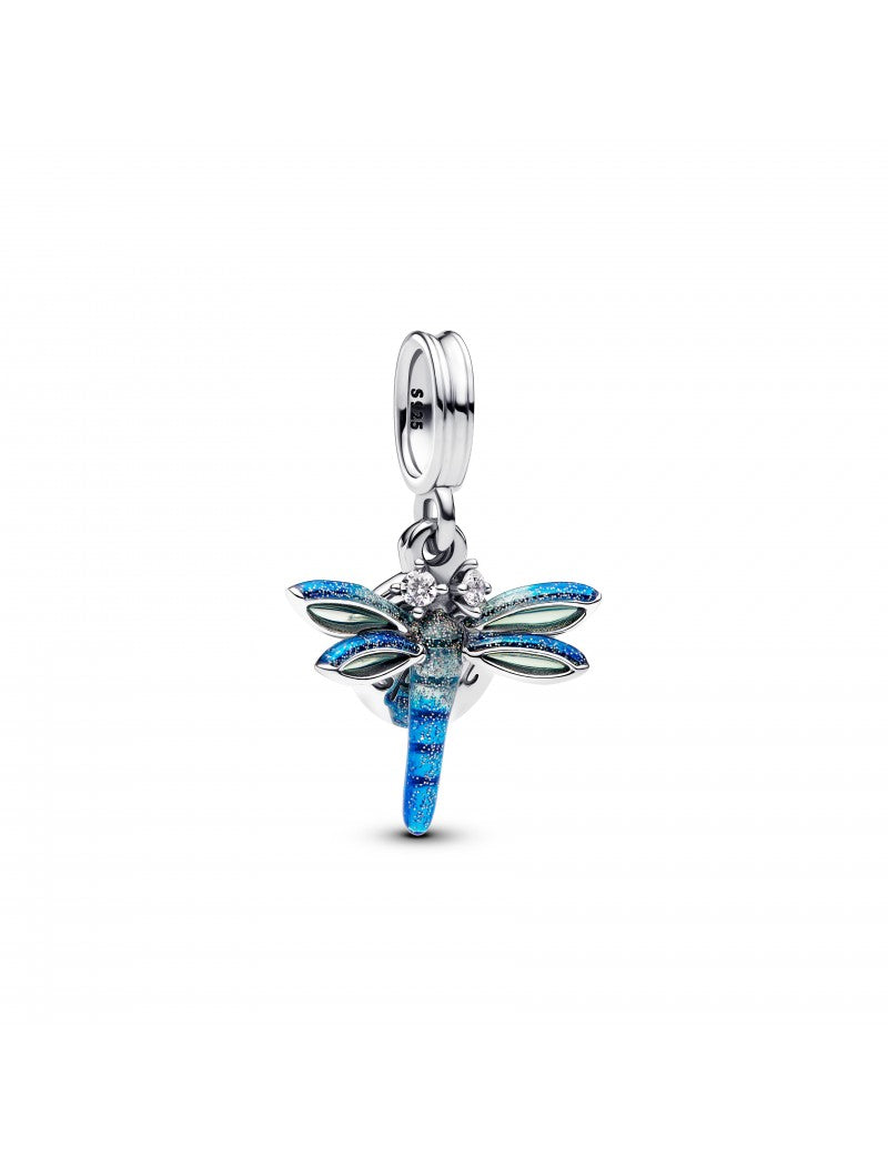 Charm double pendentif libellule