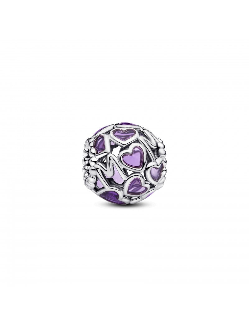 Charm Maman Coeurs Ajourés