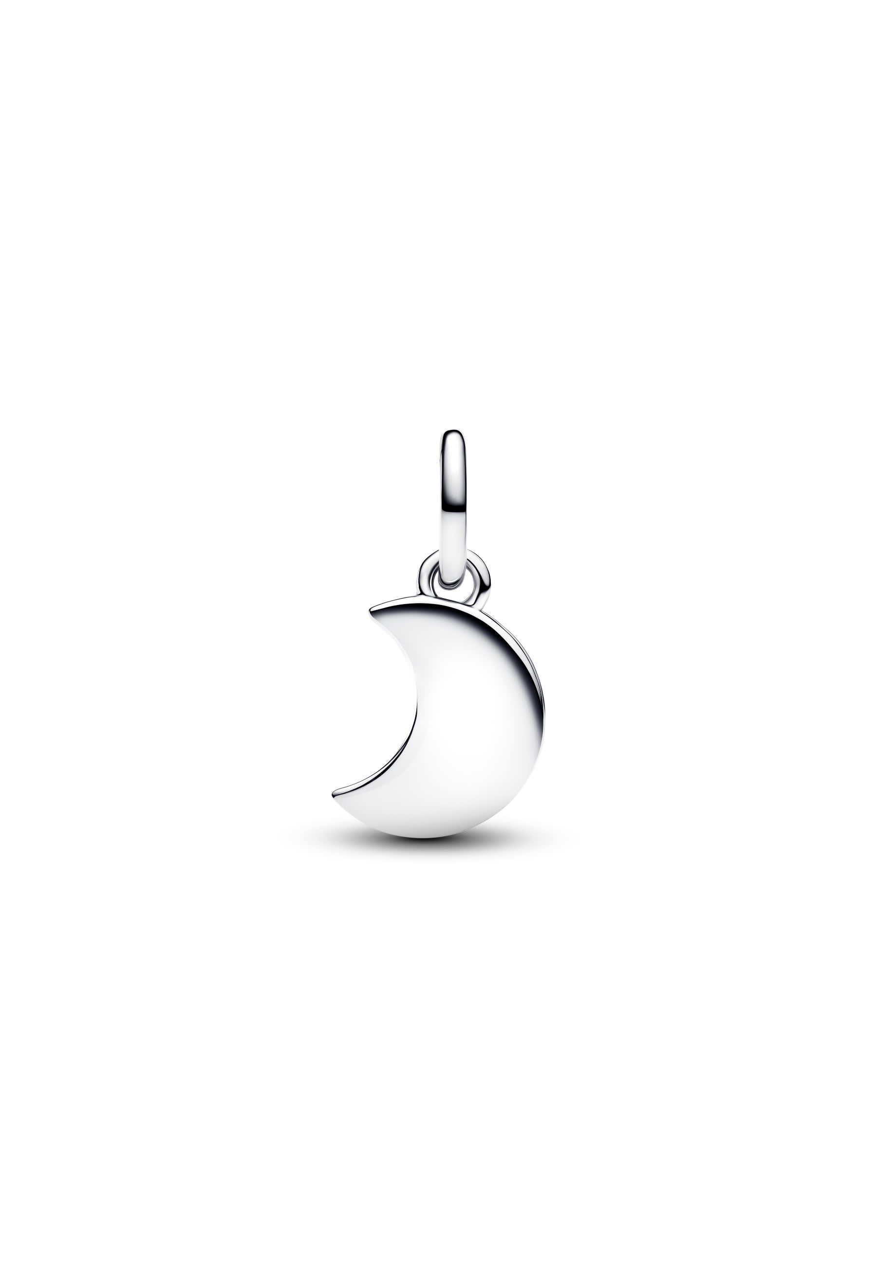 Breloque double pendentif croissant de lune