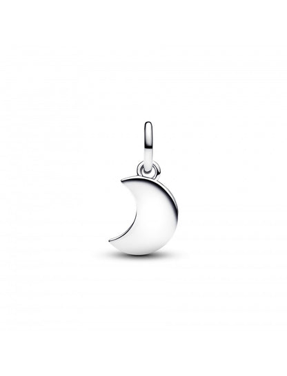 Breloque double pendentif croissant de lune