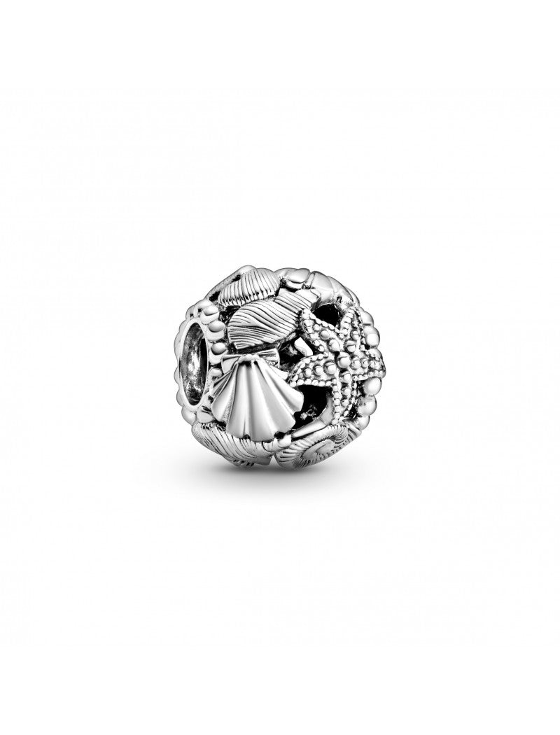 Charm Étoile de Mer, Coquillages et Coeurs Ajourés