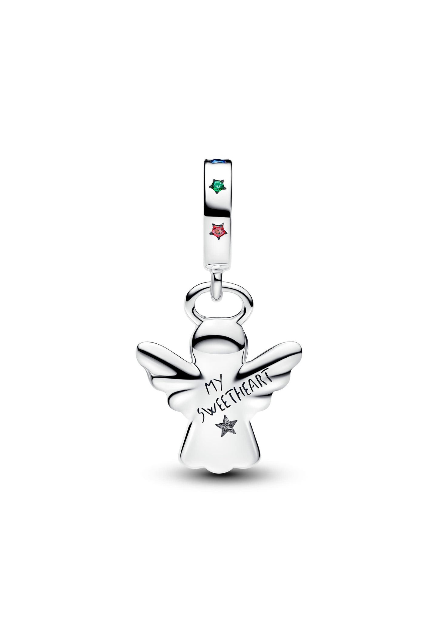Breloque pendentif ange en pain d'épices