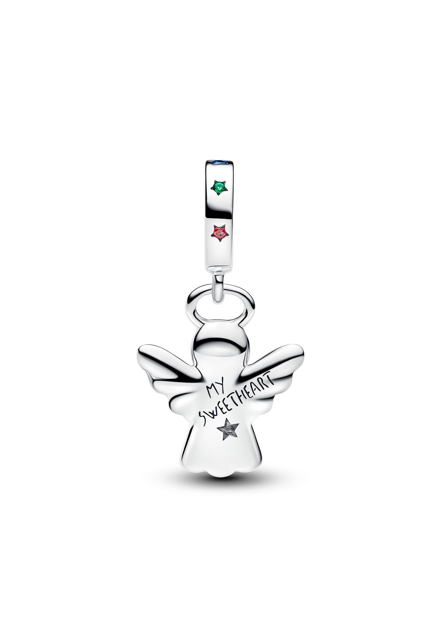 Breloque pendentif ange en pain d'épices