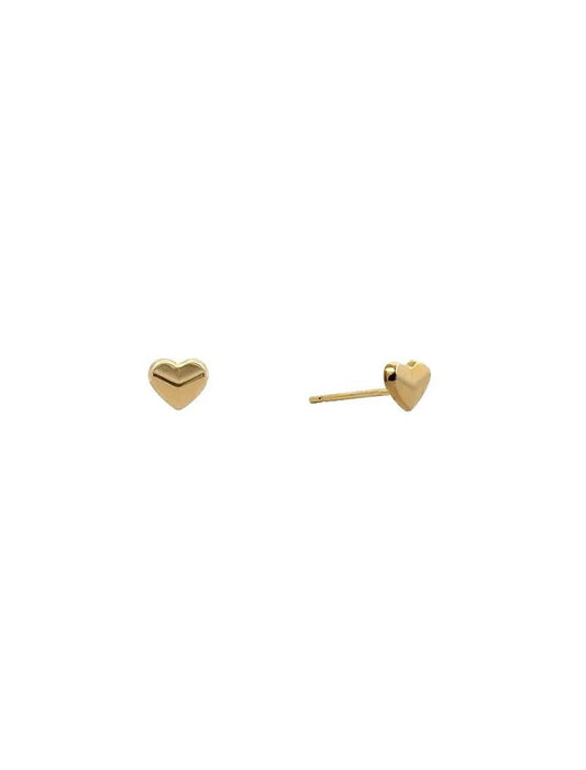 BOUCLES D'OREILLES OR 9 KT - COEUR