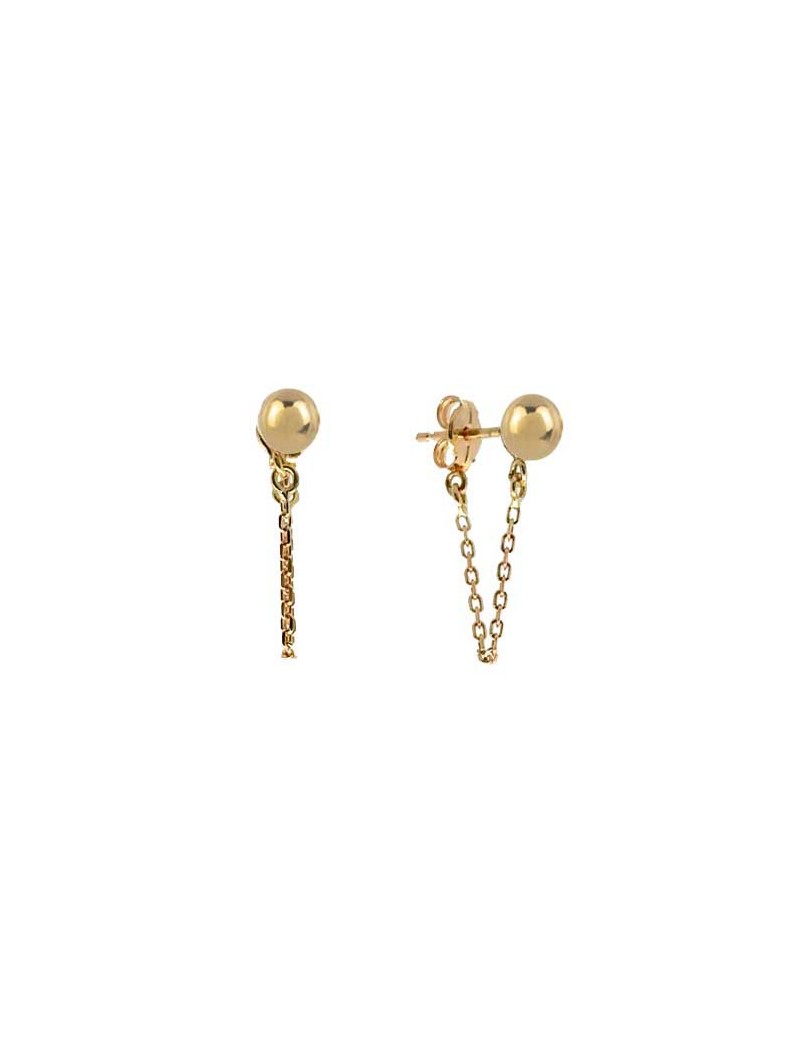 BOUCLES D'OREILLES OR 9 CARATS