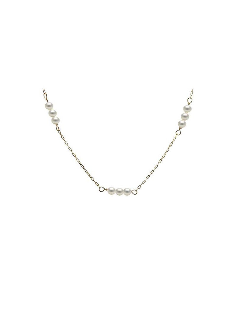 COLLIER OR 9 CARATS - PERLE DE CULTURE