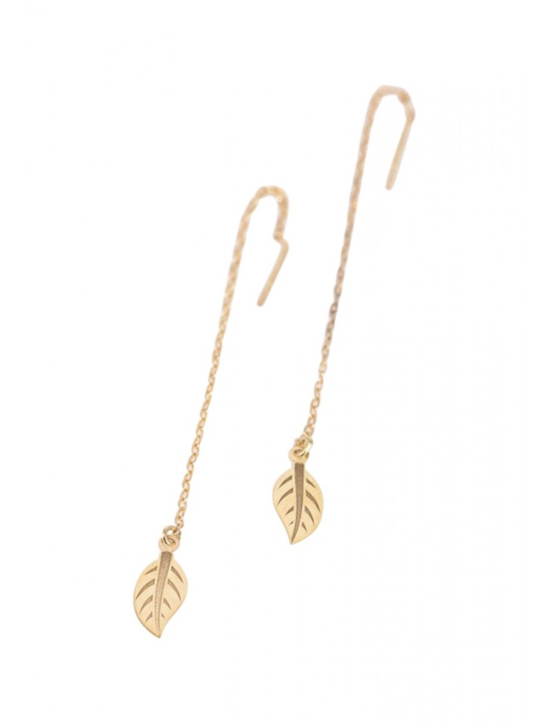BOUCLE D'OREILLE FEUILLE