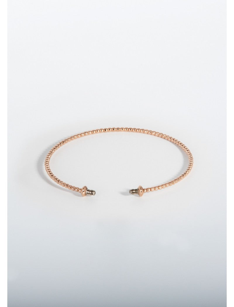 BRACELET LILIFLO MILONGA ACIER ROSE XS - MOINS DE 15 CM