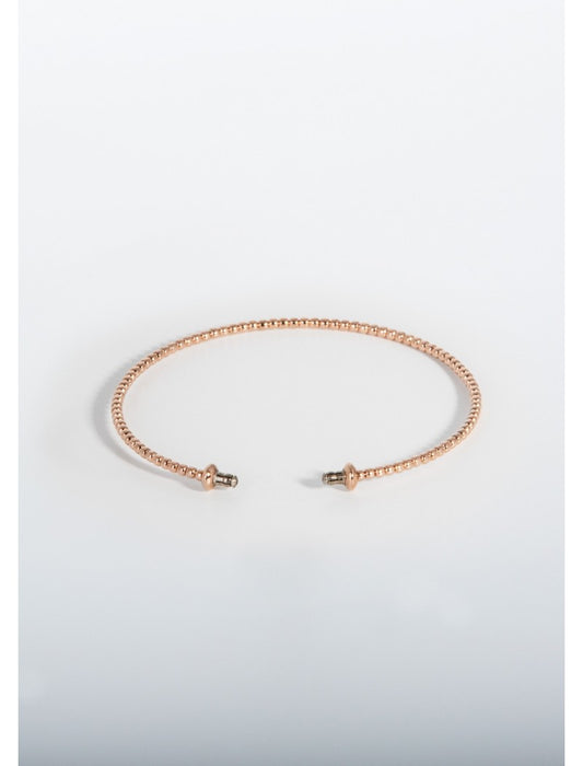 BRACELET LILIFLO MILONGA ACIER ROSE XS - MOINS DE 15 CM