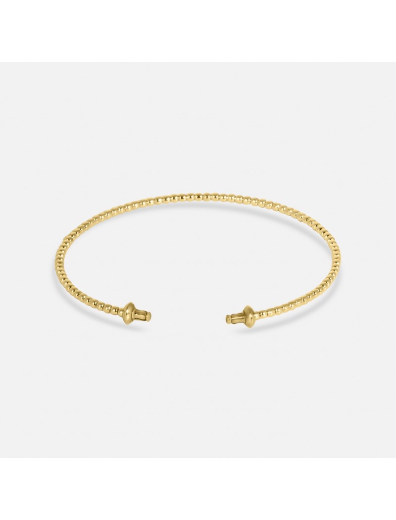 BRACELET LILIFLO MILONGA ACIER DORE XS - MOINS DE 15 CM