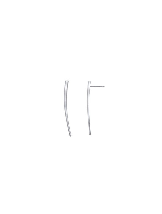 BOUCLES D'OREILLES ARGENT RHODIE