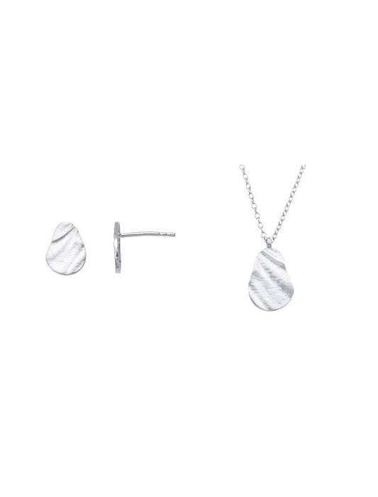 PARURE ARGENT RHODIE
