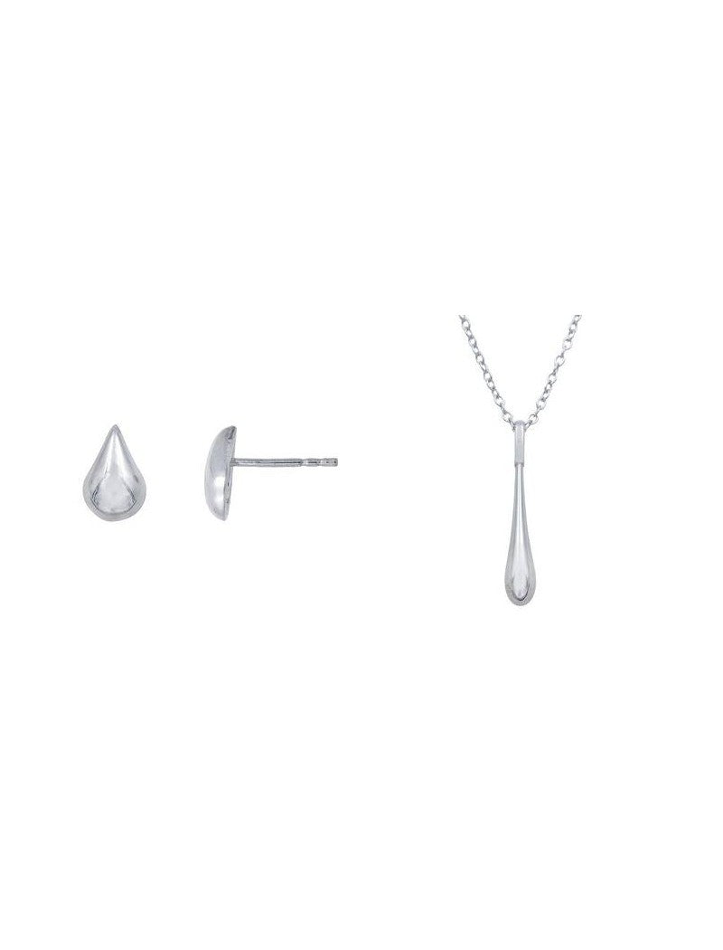 PARURE ARGENT RHODIE