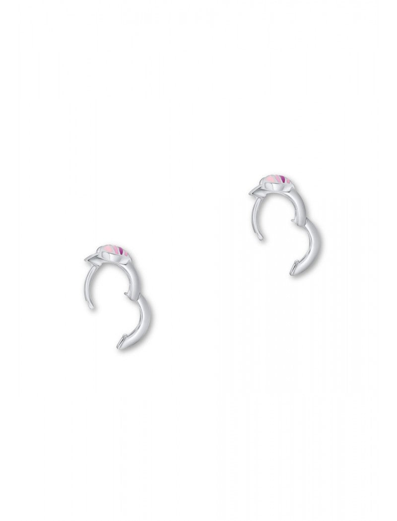 COEUR LAQUE ROSE 11 MM