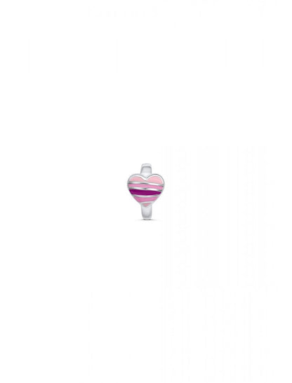 COEUR LAQUE ROSE 11 MM