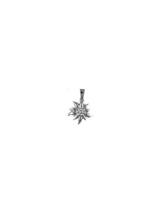 PENDENTIF ARGENT RHODIE - EDELWEISS