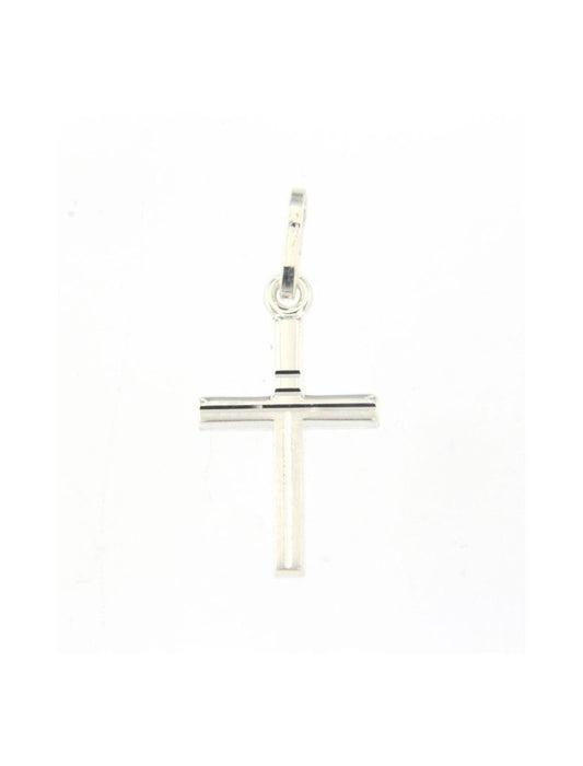 PENDENTIF ARGENT RHODIE - CROIX DIAMANTE